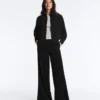 Wide-Leg Trousers with Soft-Touch Modal and Hemstitch Wide-Leg Trousers with Soft-Touch Modal and Hemstitch