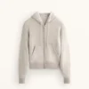 Wide Sleeve Hooded Jacket with Cotton