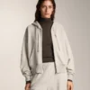 Wide Sleeve Hooded Jacket with Cotton