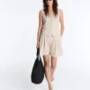 Wide Striped Pleated Bermuda Shorts Wide Striped Pleated Bermuda Shorts