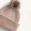 Wool Blend Knit Pompom Hat Wool Blend Knit Pompom Hat