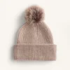 Wool Blend Knit Pompom Hat Wool Blend Knit Pompom Hat