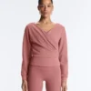 Wrap Rib Brushed Modal Sweatshirt