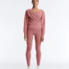 Wrap Rib Brushed Modal Sweatshirt