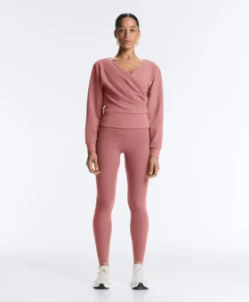 Wrap Rib Brushed Modal Sweatshirt