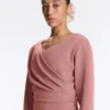 Wrap Rib Brushed Modal Sweatshirt