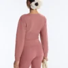 Wrap Rib Brushed Modal Sweatshirt