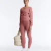 Wrap Rib Brushed Modal Sweatshirt