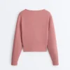 Wrap Rib Brushed Modal Sweatshirt