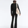 Wrap Sweatshirt with Contrast Piping and Modal Wrap Sweatshirt with Contrast Piping and Modal